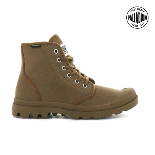 Palladium Pampa Hi Originale High Tops Sneakers Dames Bruin | NL 10GJDNC